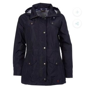 Barbour Trevose Waterproof Jacket in Navy